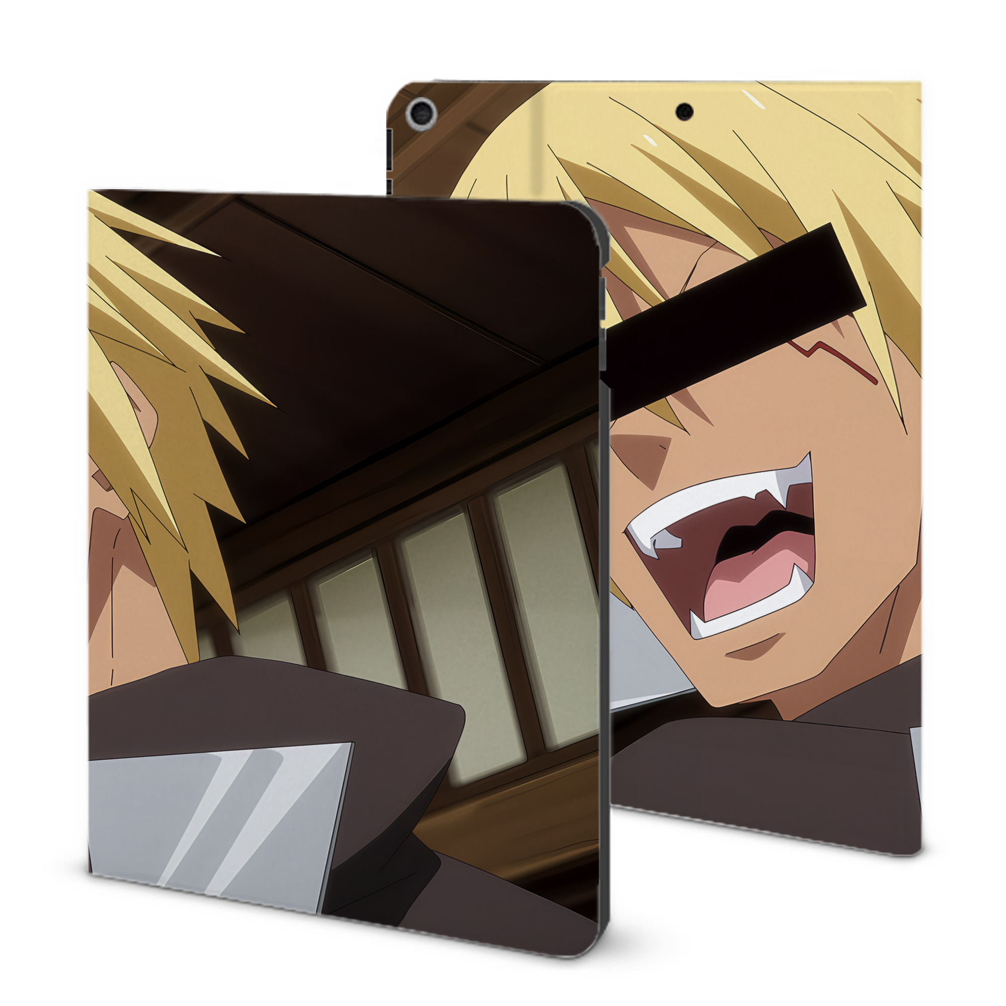 （画像用） 転スラ Regarding Reincarnated to Slime IPad ケース ブック型 PUレザー TPU 耐衝撃 軽量 薄型 ペン収納なし 全面保護 IPad 各モデル対応